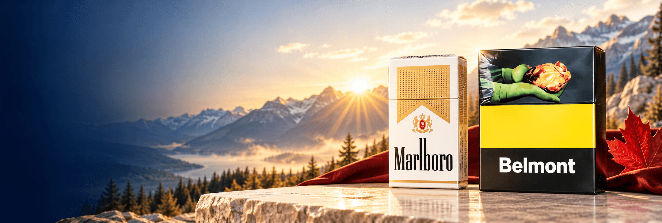 Marlboro and Belmont pack showcase